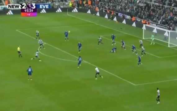 Фантастический сейв Пикфорда после пушечного удара Тонали в матче Эвертон-Ньюкасл