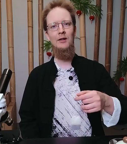 Заварные чайные пакетики под микроскопом