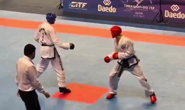 Белорусский тхэквондист Артём Ковалевский стал первым в истории, кто исполнил удар с разворота на 540° на международных соревнованиях