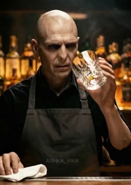 Тихий вечер с соседями в баре