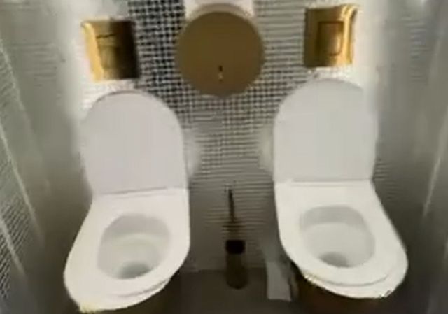 Громкие звуки в туалете