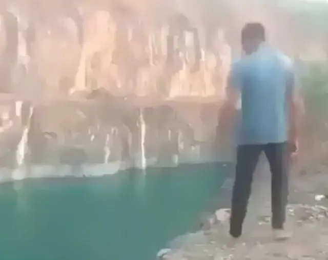 Прыгнул на спор