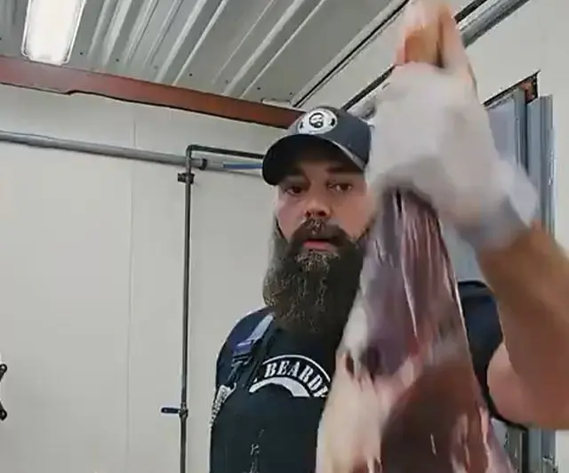 Как разделать оленью ногу