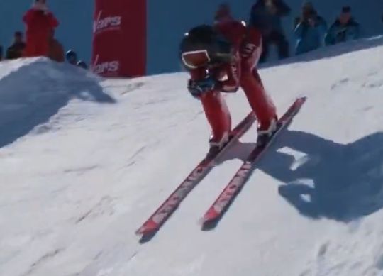 Так выглядит женский мировой рекорд в скоростных горных лыжах