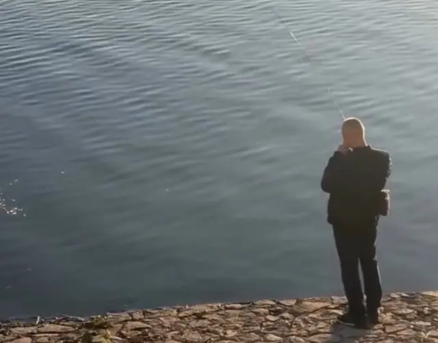 Самый спокойный рыбак в мире