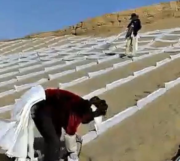 Для чего в Китае решётки на дюнах⁠⁠