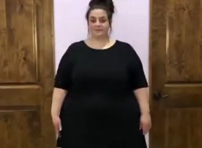Девушка решила похудеть