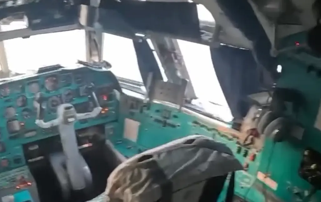 Подготовка к взлету Ил-76