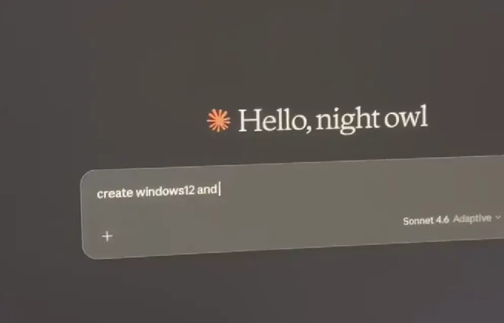 Нейросеть Claude создала безошибочную Windows 12 по запросу обычного пользователя