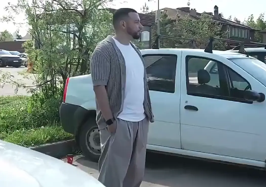 На парковке