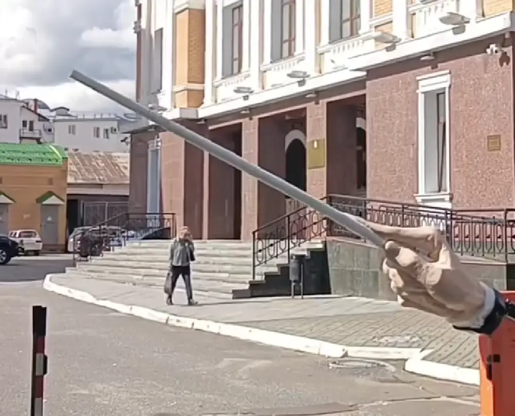 Просто оцените этот шлагбаум⁠⁠