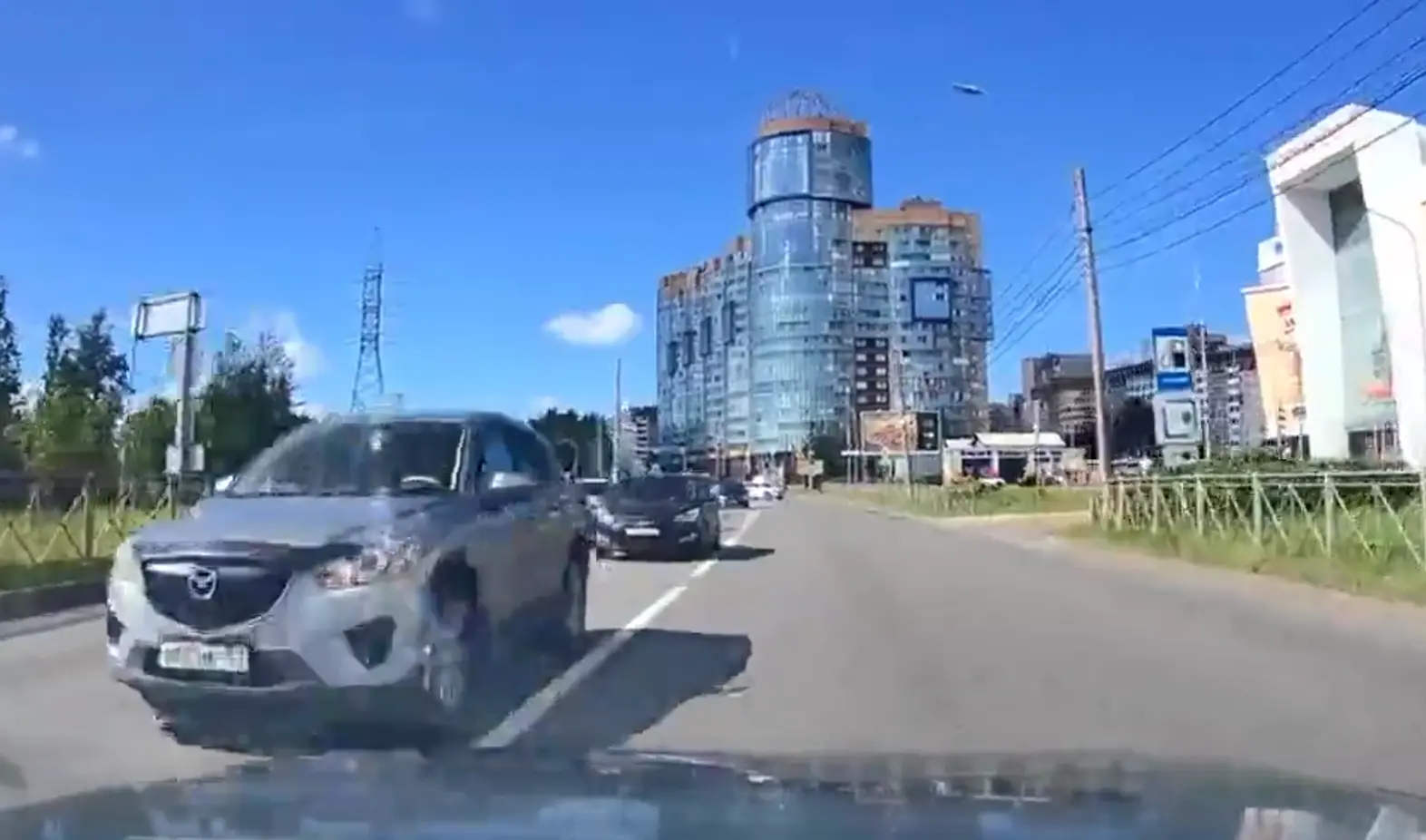 Сбили велосипедиста на зебре