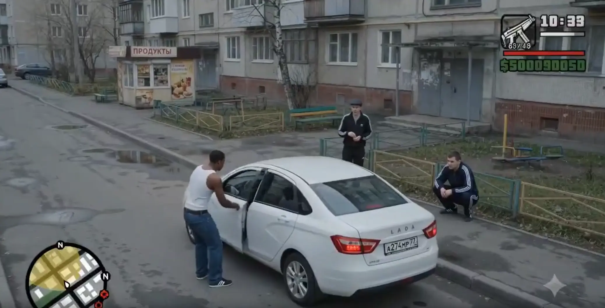 В сеть слили геймплей GTA VI)